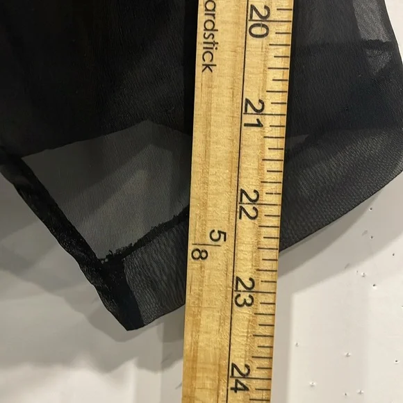 Womens Y2K Glitter Cami Camisole Sz M Black Spaghetti Straps back zip Handmade - Picture 7 of 7